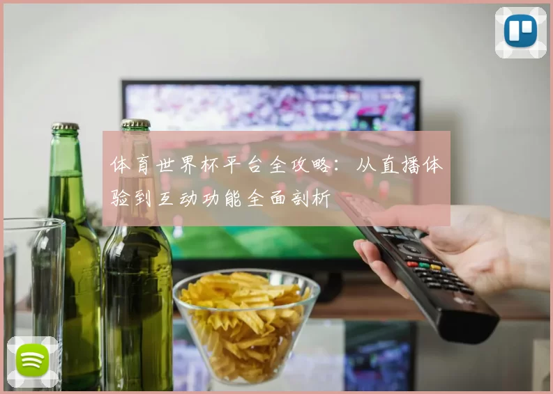 体育世界杯平台全攻略:从直播体验到互动功能全面剖析